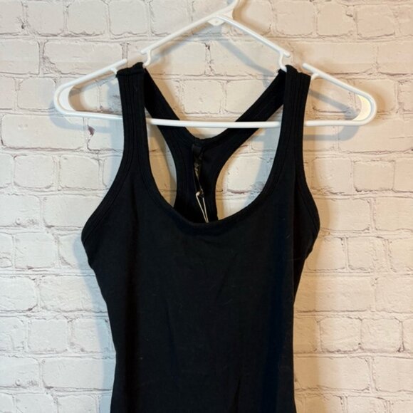 SKIMS Outdoor Mid Thigh Bodysuit Onyx size Small - Picture 2 of 7